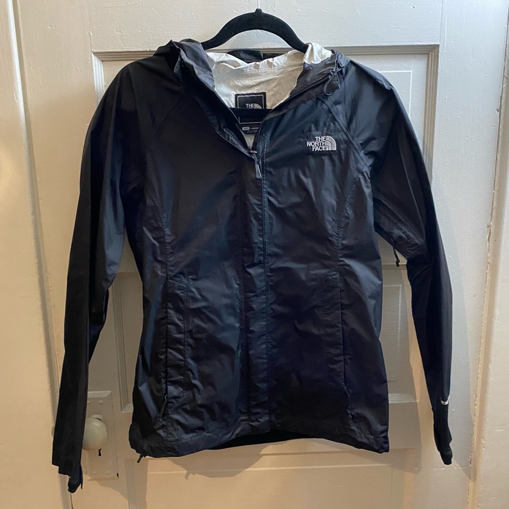 [The North Face] Black Rain Coat
